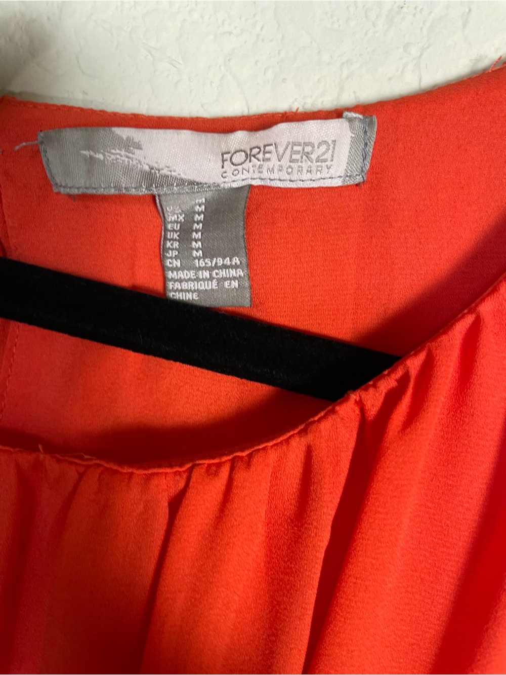 Vintage Forever 21 Contemporary Coral Sleeveless Mini Dress Medium - Picture 8 of 12